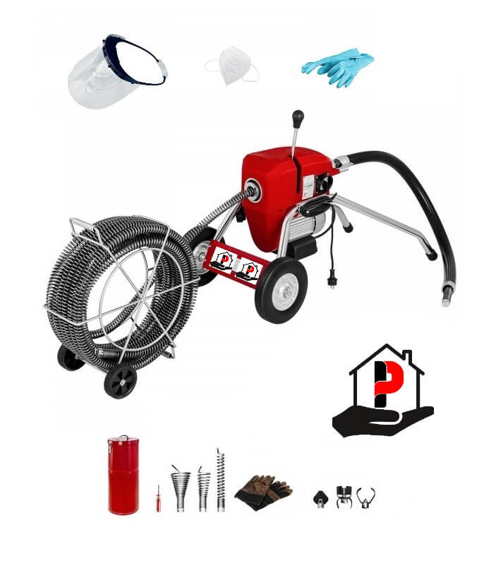 Desentupimento com maquina